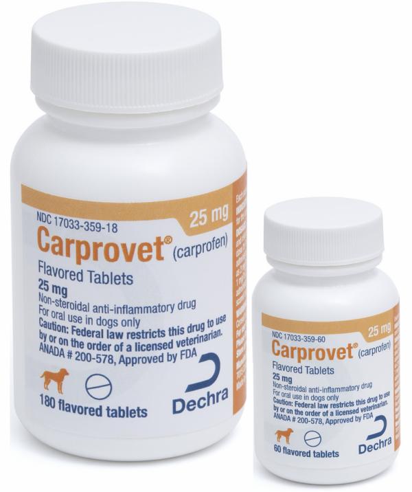 Carprovet® (carprofen) Flavored Tablets 25 mg