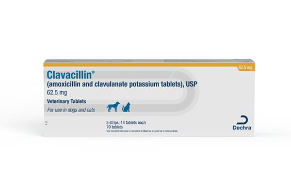 Clavacillin® (amoxicillin and clavulanate potassium tablets), USP Veterinary Tablets